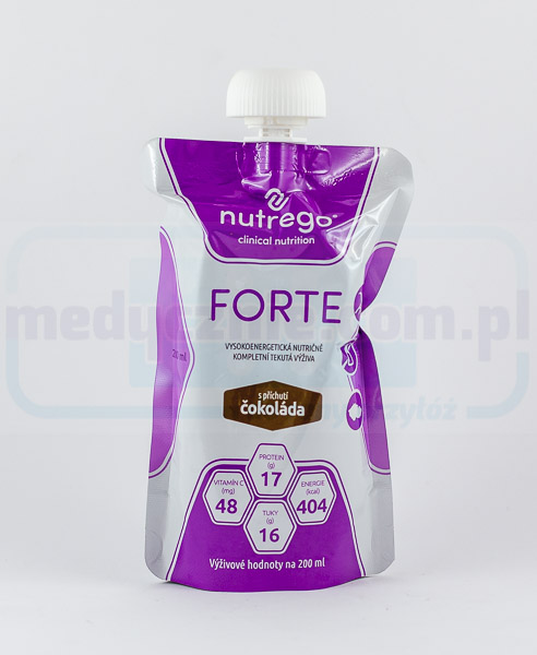 Nutrego Forte 12x200 мл Шоколад Висококалорійна, високобілкова дієта